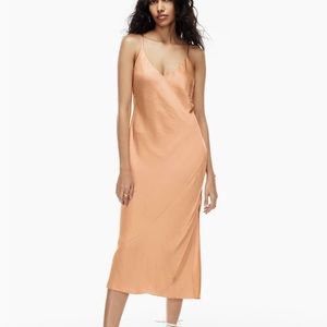 Aritzia Wilfred Only Slit Slip Dress